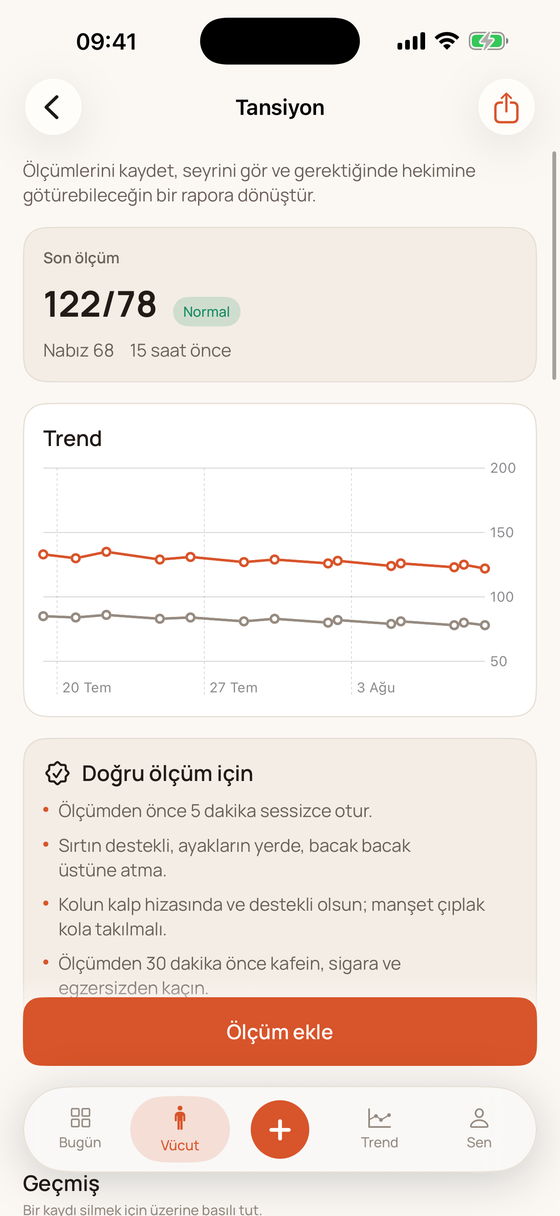 Tansiyon ekranı