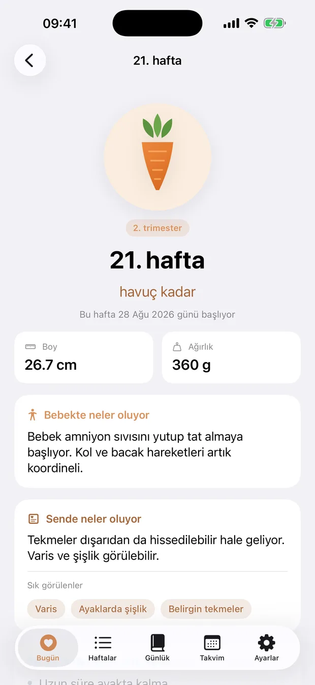Kırk Hafta — hafta detayı