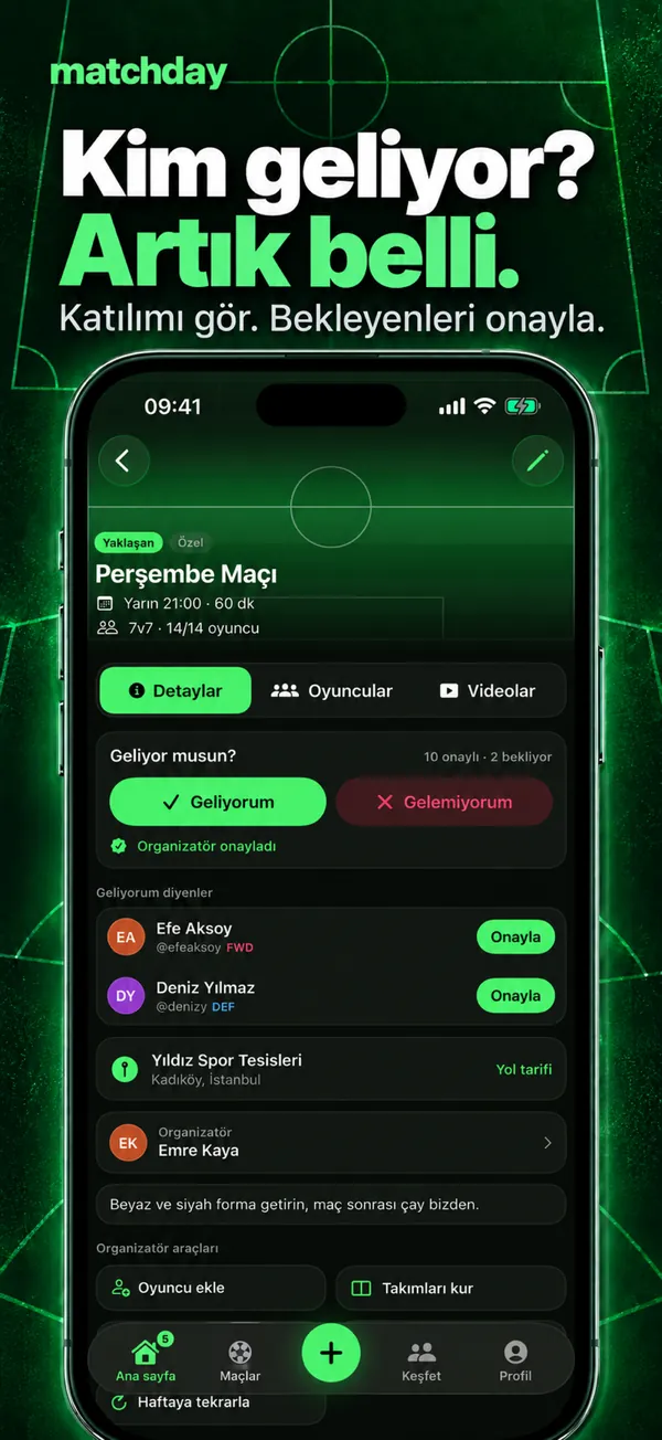Kim geliyor, belli
