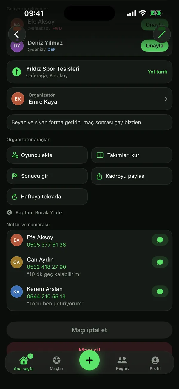 Organizatör araçları