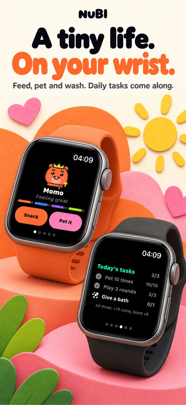 A tiny life on your wrist