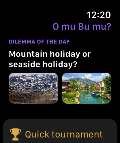 A dilemma on your wrist