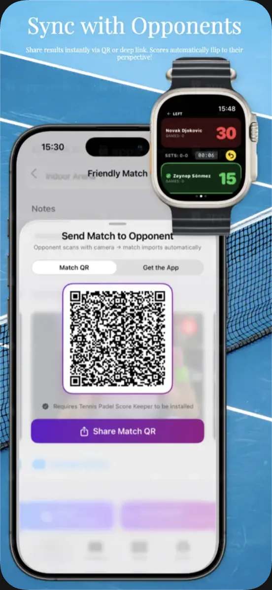 Tennis & Padel Score Keeper